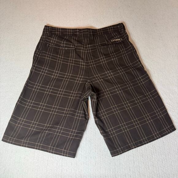 O'neill Brown Conquest Shorts Size 32 Y2K Casual - Picture 1 of 12